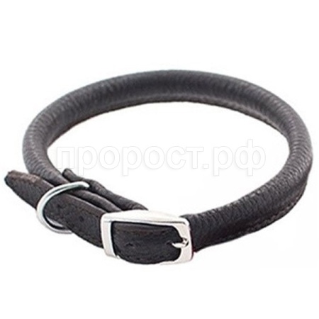 Ошейник Zoo-M Cord кожа круглый черный D5мм пряжка 10мм обхват 18-22см/410210/Дарэлл Ошейник Zoo-M Cord кожа круглый черный D5мм пряжка 10мм обхват 18-22см/410210/Дарэлл