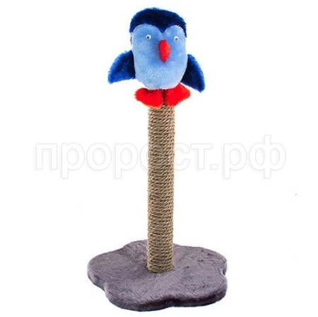 Когтеточка столбик с пингвином джутовый 38*38*59см ЧИП /8323 Когтеточка столбик с пингвином джутовый 38*38*59см ЧИП /8323