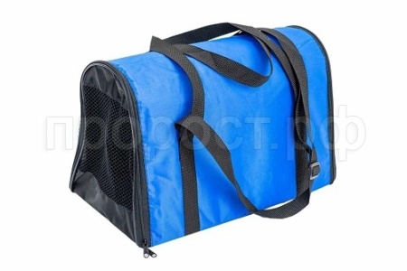 Сумка переноска ЧИП Конверт-Туннель №3 раскладная с карманом и ремнем 47*28*30/9028василек/Дарэлл
