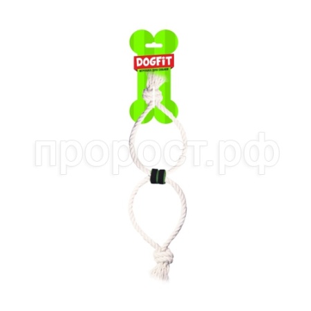 Игрушка с Грейфер DOGFIT канатный восьмерка 35см D13мм/ЦБ-3158/Фаворит